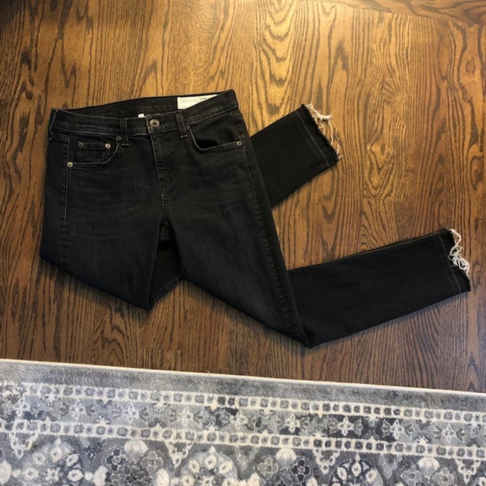 rag & bone Black Dre Capri Size 27